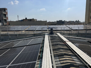 103KW Solar On Grid Rooftop Solar Plant at Ms. Maharshi Alloys & Steels, Peenya 2nd Stage, Bengaluru.