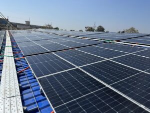 150KW Solar On Grid Rooftop Solar Plant at Annapoorneshwari Rice Industries, Antharasanahalli Tumkur