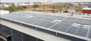 285.12KW Solar On Grid Rooftop Solar Plant at Ms. Maharshi Alloys & Steels, Vasanthnarasapur, Tumkur
