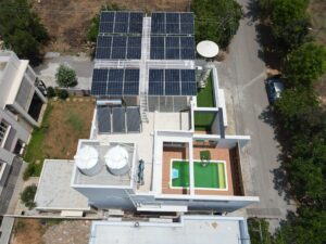 9.5 KW ON Grid Dr Raghunandan R Yadhav Nagar Tumkur